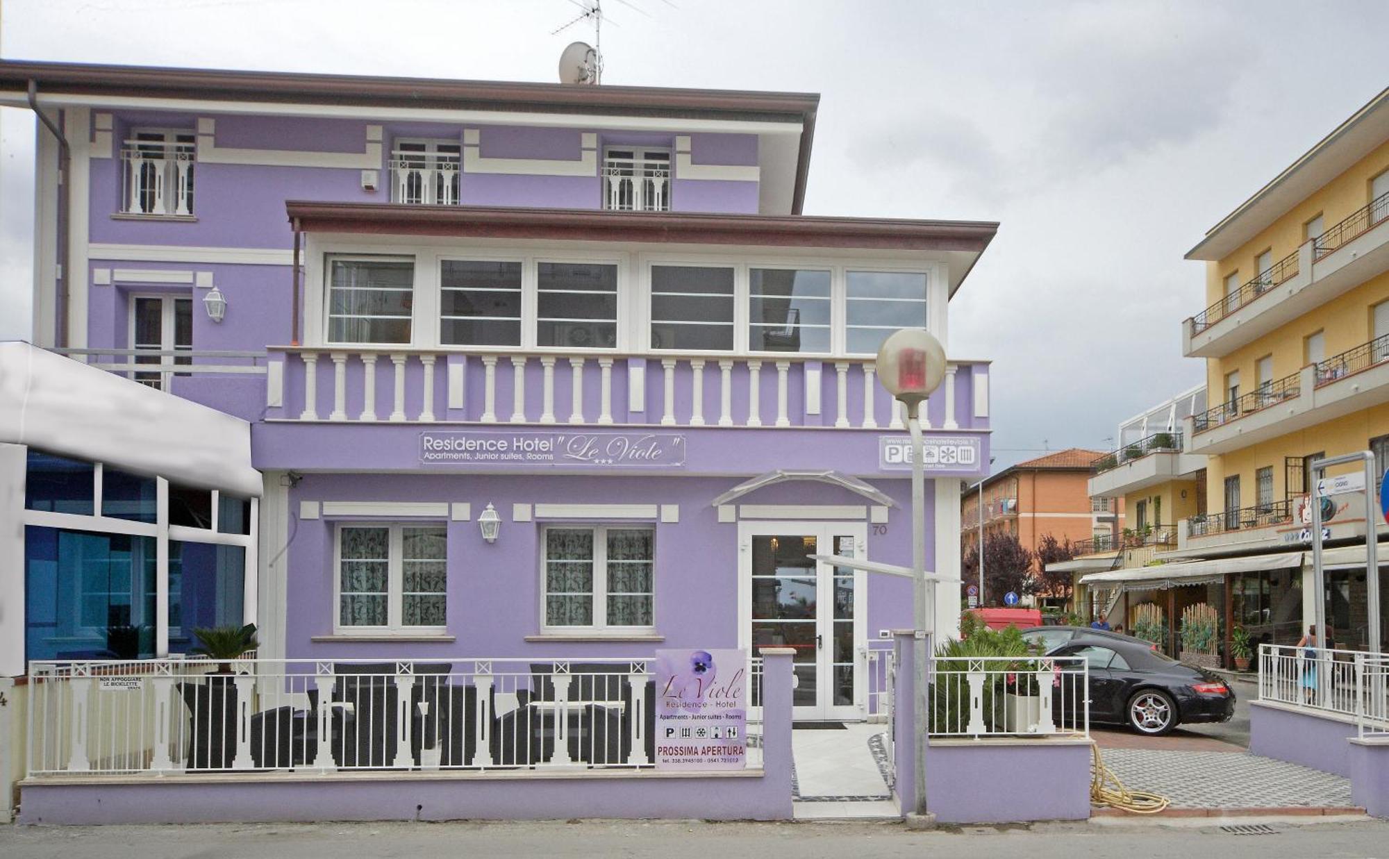 Residence Hotel Le Viole Rimini Eksteriør bilde